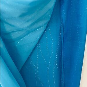 Elegant Teal Maxi cover up or shawl